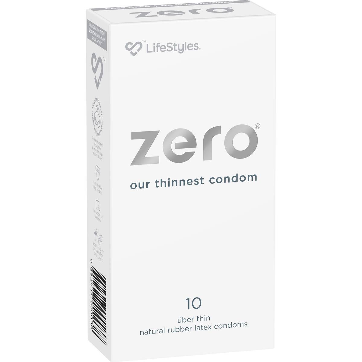 Lifestyles Zero Uber Thin Condoms 10 Pack