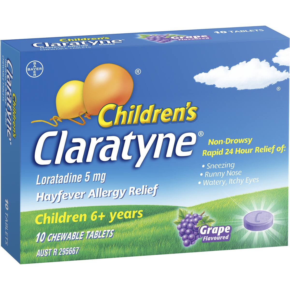 Claratyne Children's Hayfever Allergy Relief Antihistamine Tablets 10 Pack
