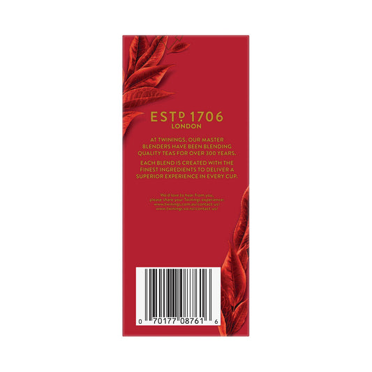 Twinings English Breakfast Tea Bags 50 Pack - 100g