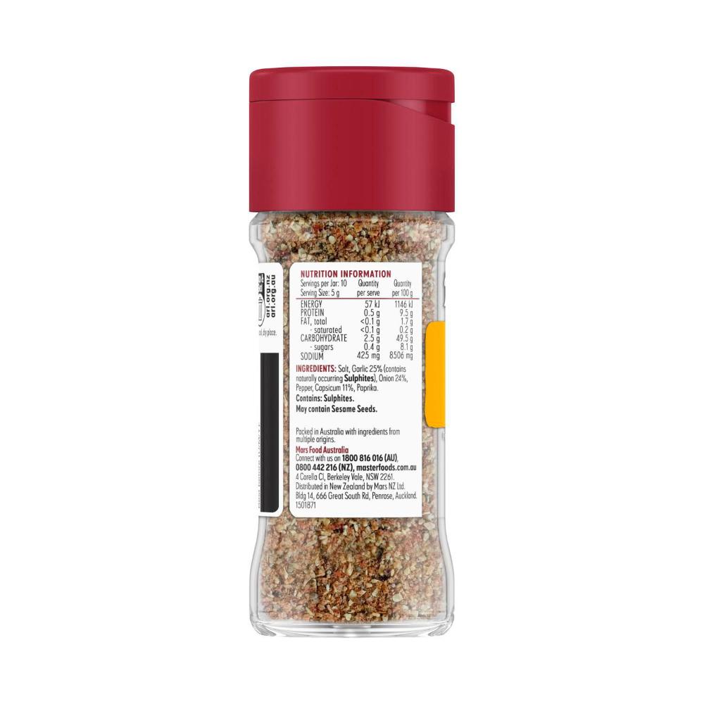 MasterFoods Garlic Steak Seasoning - 50g