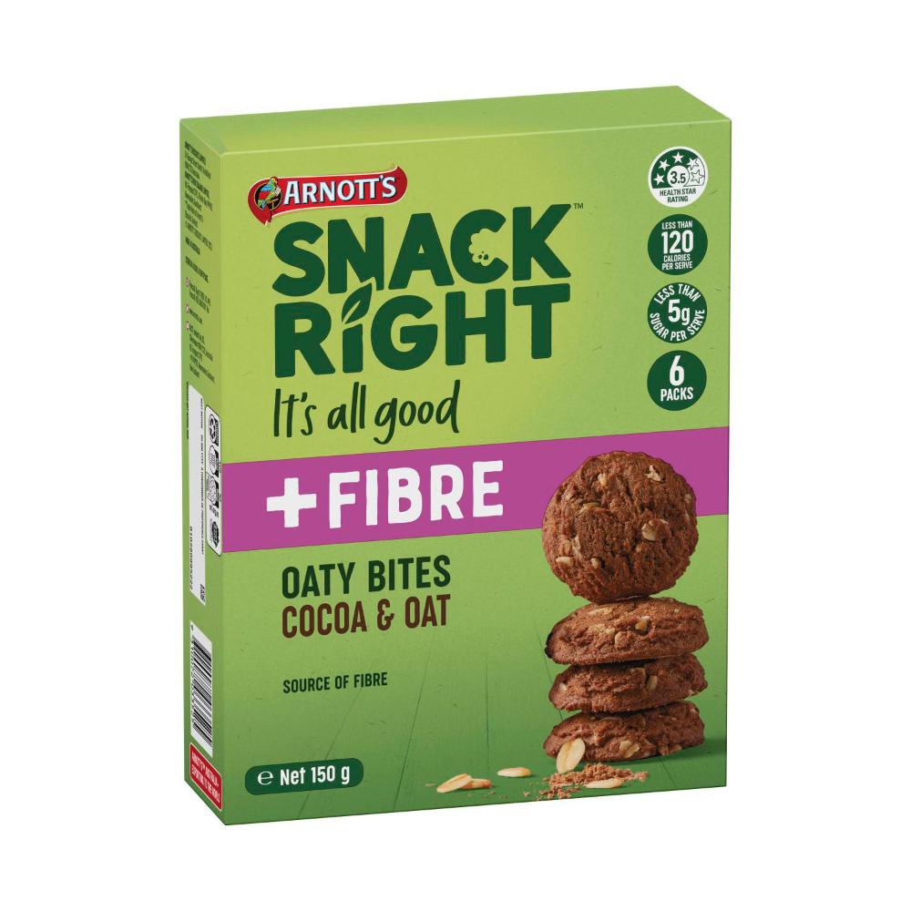 Arnott's Snackright Oaty Bites Cocoa - 150g