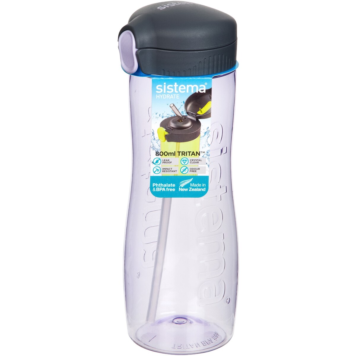 Sistema Bottle Quick Flip Assorted 800ml