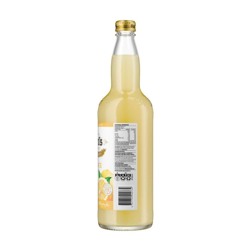 Bickford's Lemon Cordial - 750ml