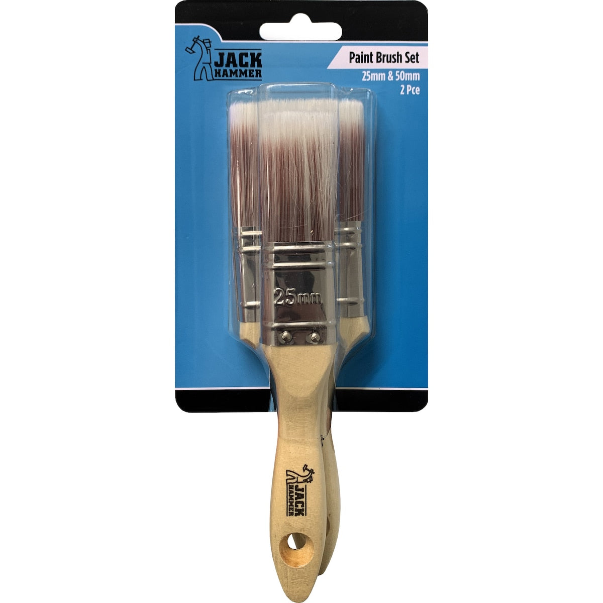 Jack Hammer Paint Brush Twin 25Mm/50Mm each