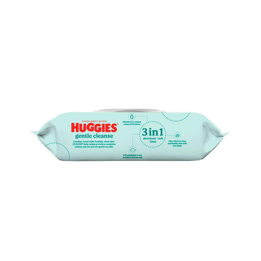 Huggies Gentle eanse Baby Wipes Fragrance Free - 80 Pack