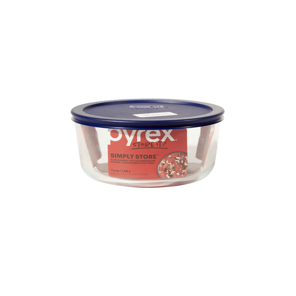 Pyrex Simply Store Glass Round Container 1.65l - 1 each