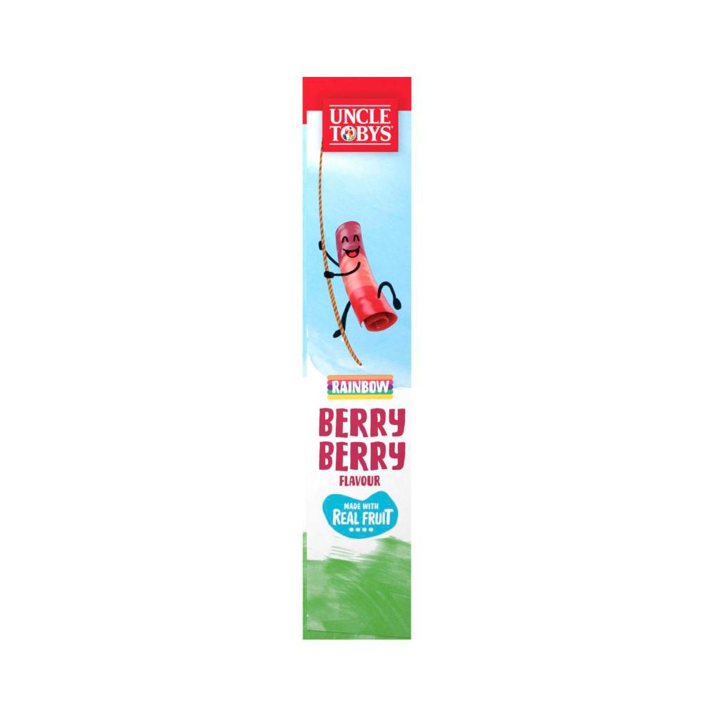 Une Tobys Roll-ups Rainbow Berry Lunchbox Snacks Made With Real Fruit - 94g
