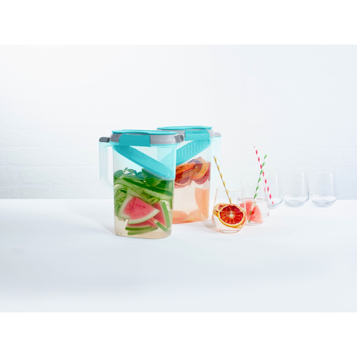 Decor Fresh Seal Clips Water Infuser Jug 2.4l