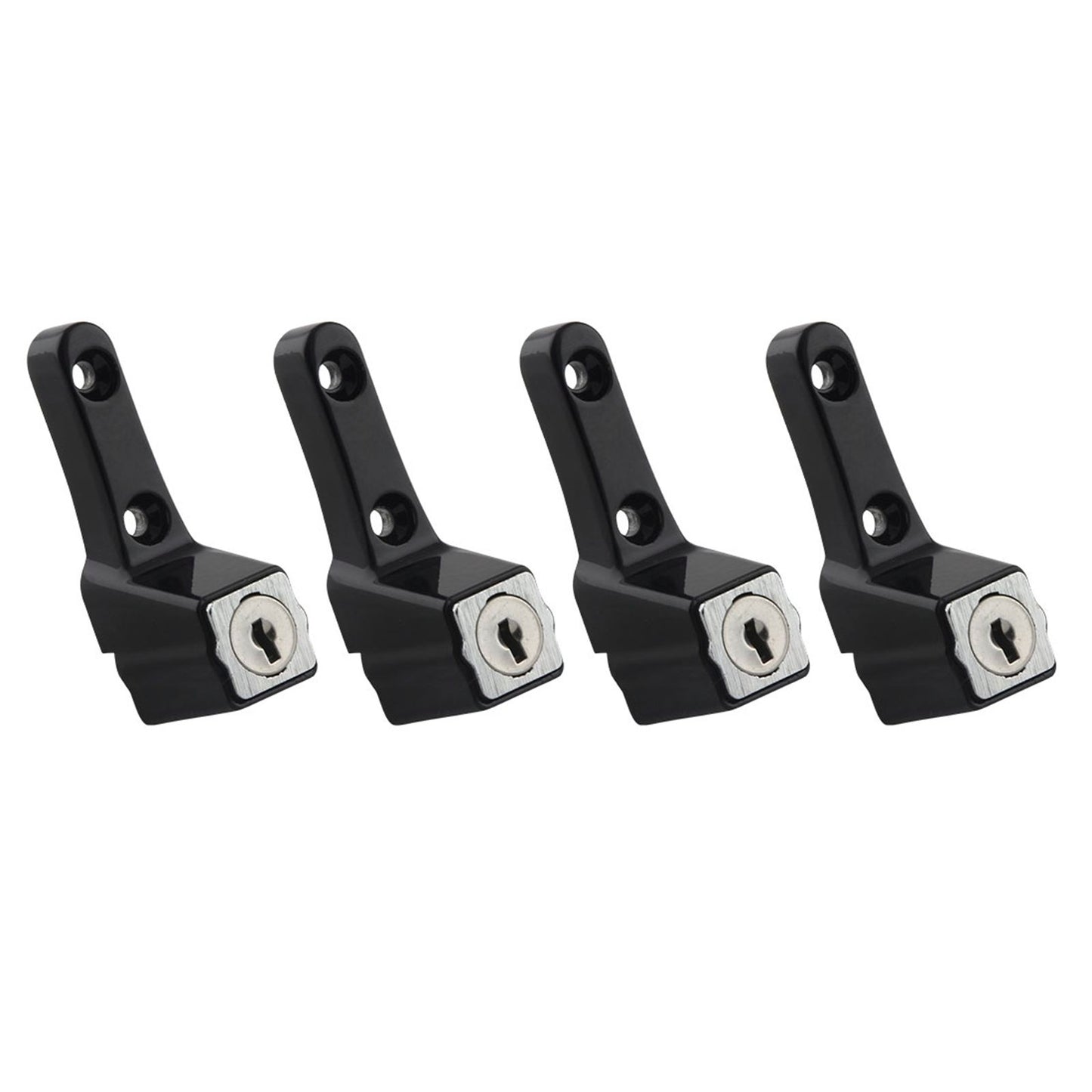 Ikonic Black Sliding Window Lock - 4 Pack