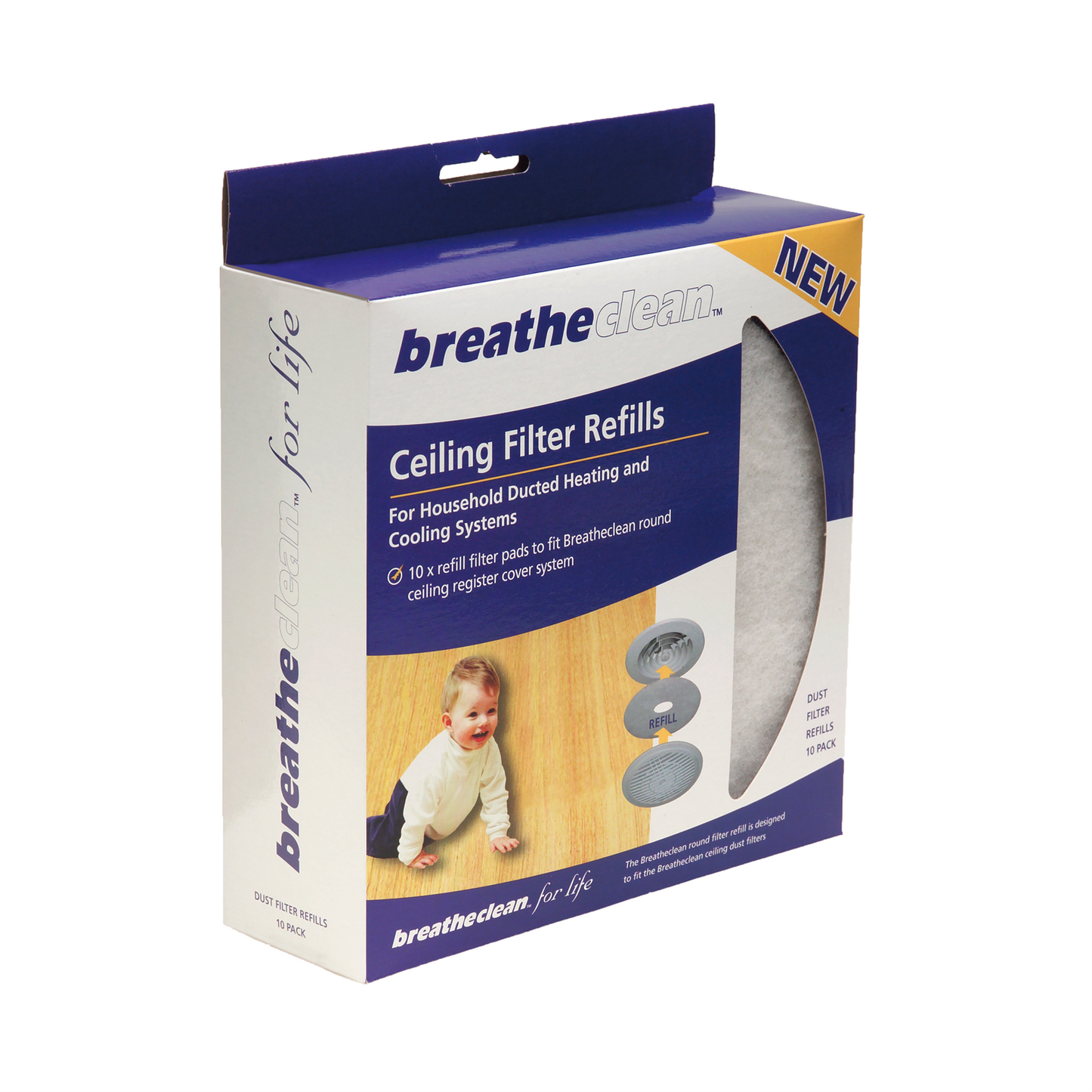 Breatheclean Ceiling Filter - 10 Pack