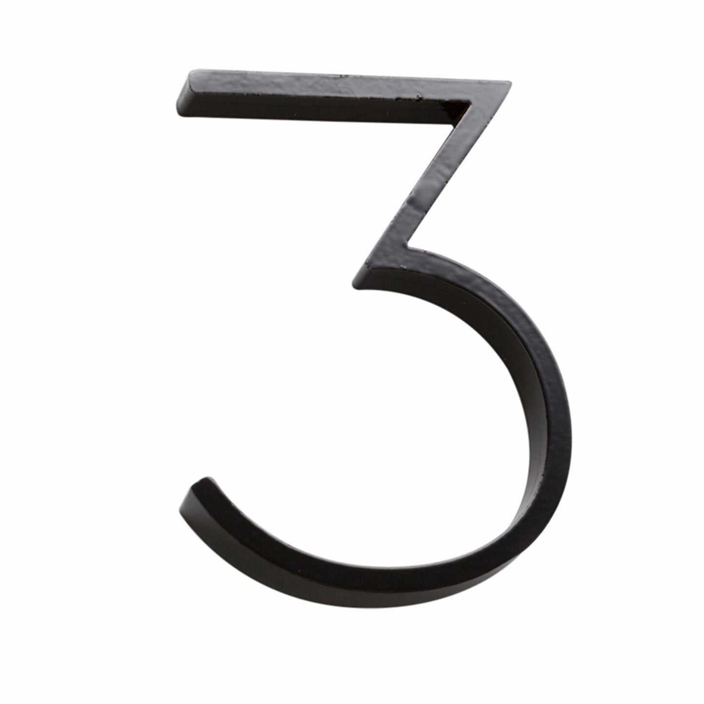 Sandleford House Number 3 - 120mm - Black