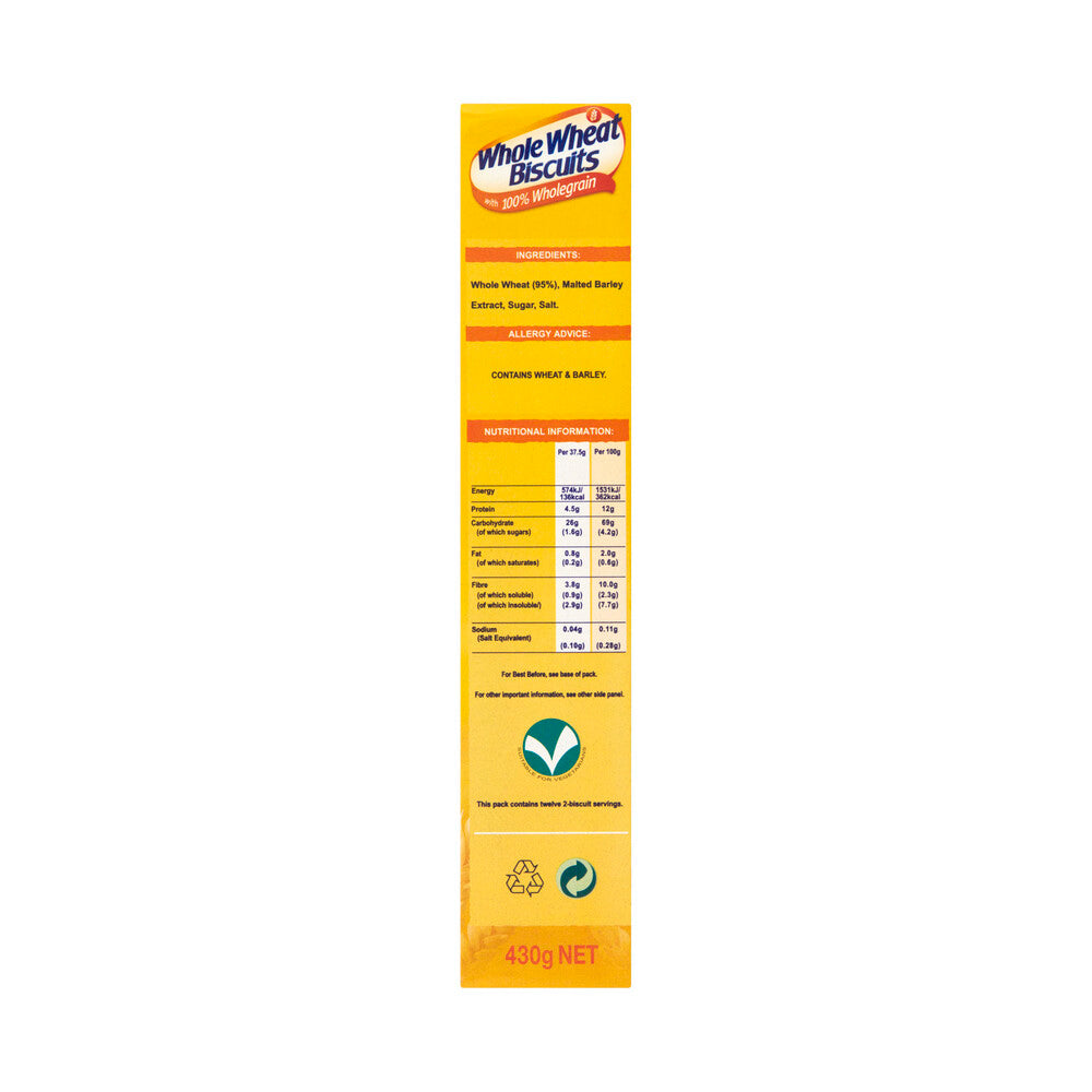 U.K. Whole Wheat Biscuits - 430g