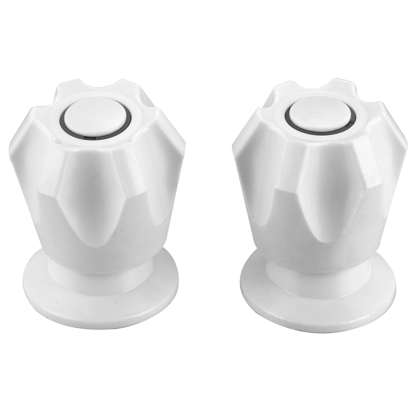 Shaw & Mason White Six Point Basin Top Assembly - Pair