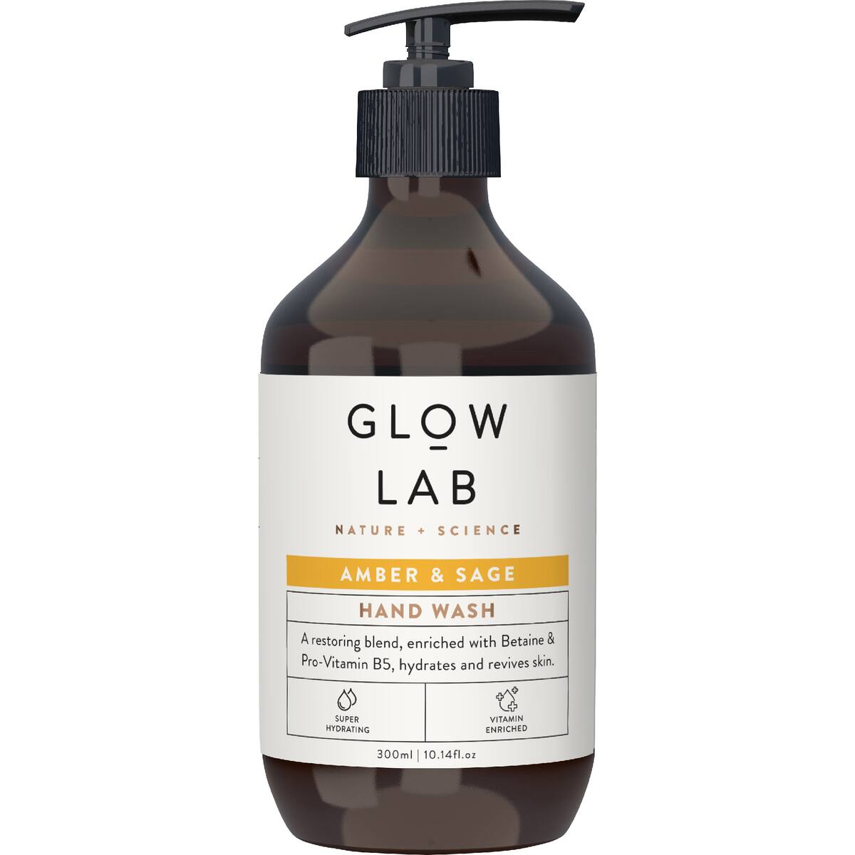 Glow Lab Amber & Sage Hand Wash 300ml