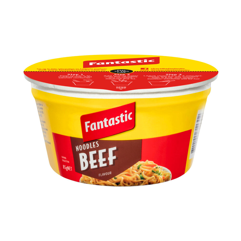 Fantastic Noodle Bowl Beef - 85g
