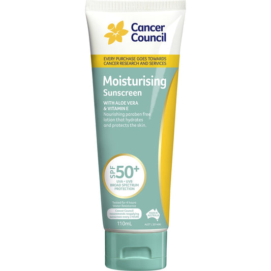 Cancer Council Moisture Sunscreen Spf 50+ 110ml