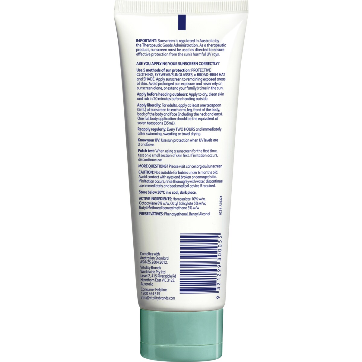 Cancer Council Moisture Sunscreen Spf 50+ 110ml