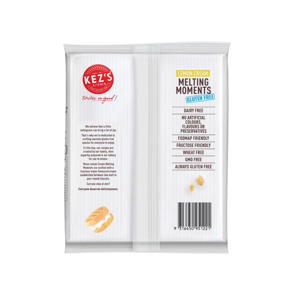 Kez's Kitchen Gluten Free Lemon Cream Melting Moment - 190g