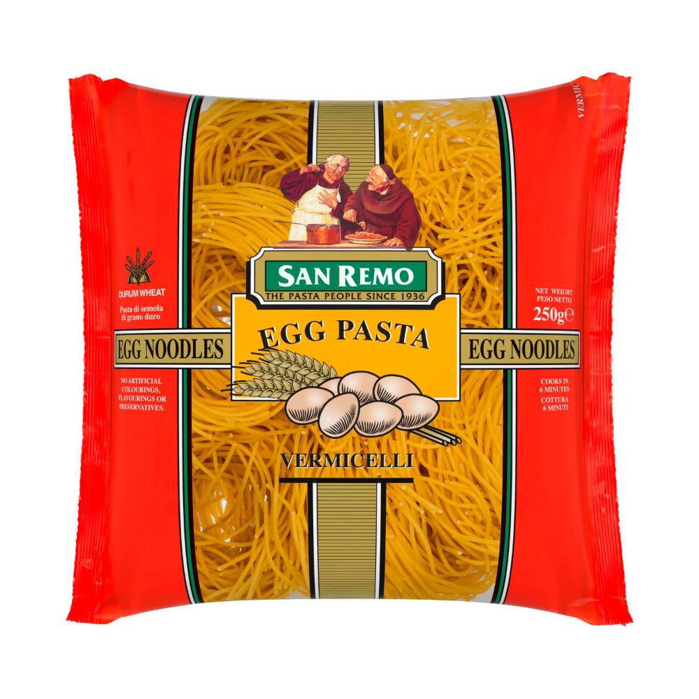 San Remo Vermicelli Egg Pasta - 250g
