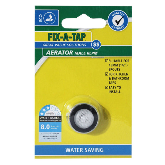 Fix a Tap Wels Male Aerator - 8L/min - 13mm