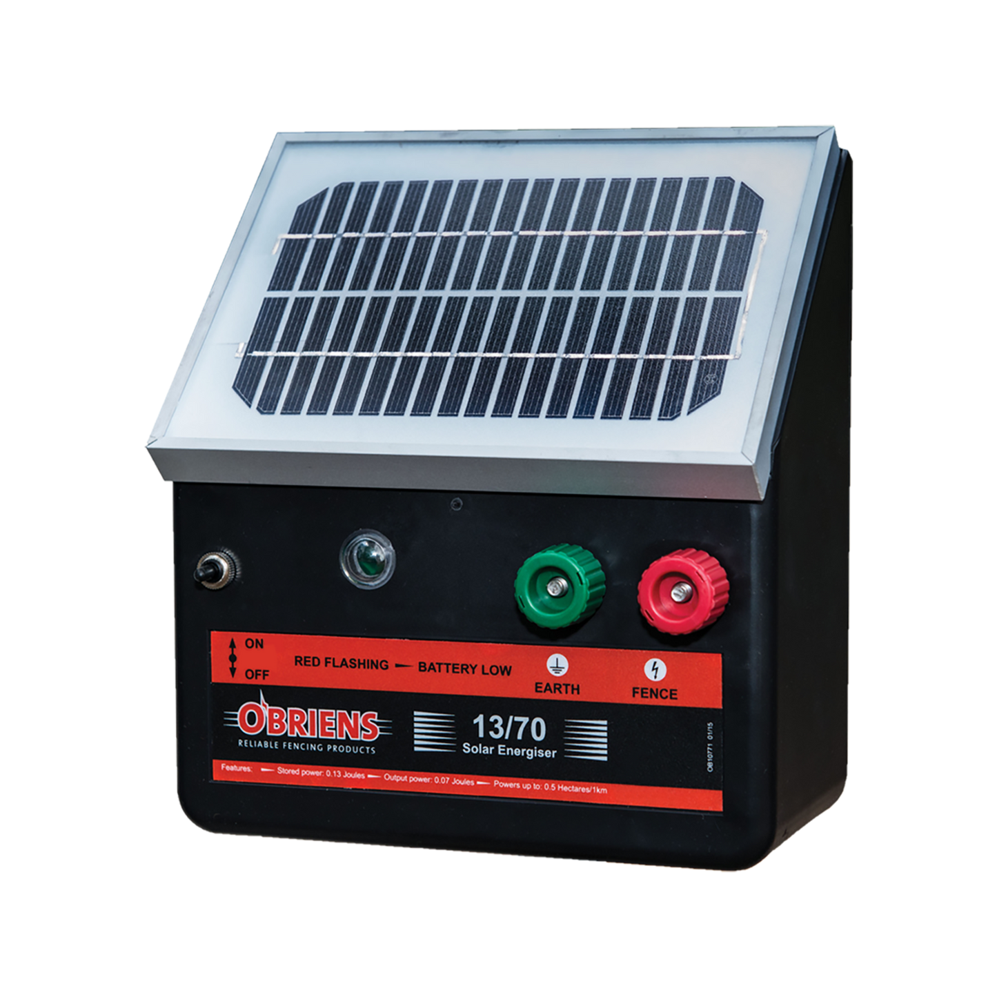 O'Briens Electric Fencing Solar Energiser - 250mm