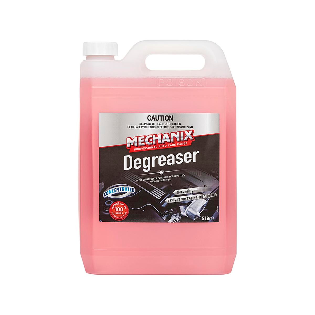 Mechanix 5L Concentrated Degreaser - Heavy Duty - HDPE - Versatile Use
