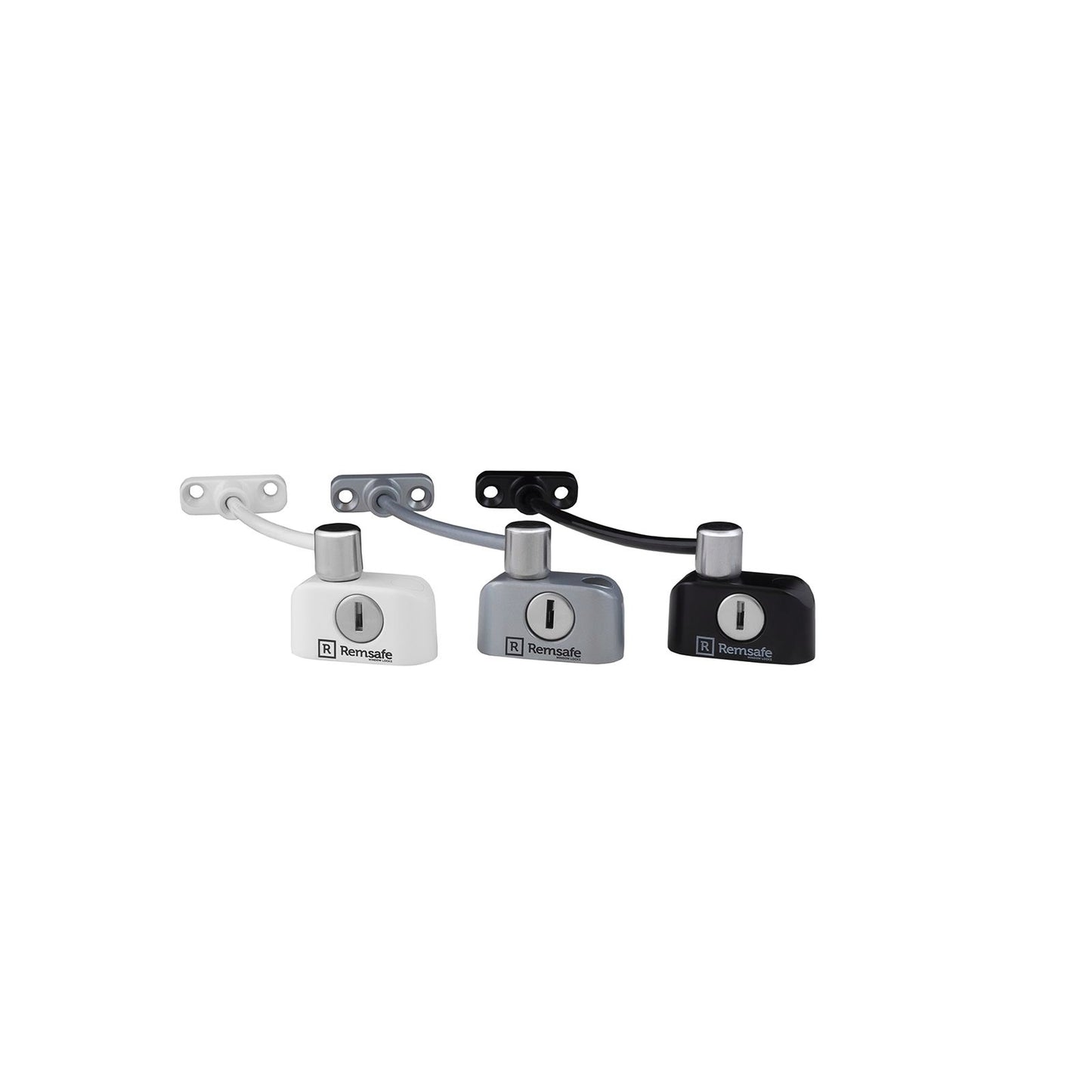 Remsafe Window Restrictor - 21 x 25mm - Black