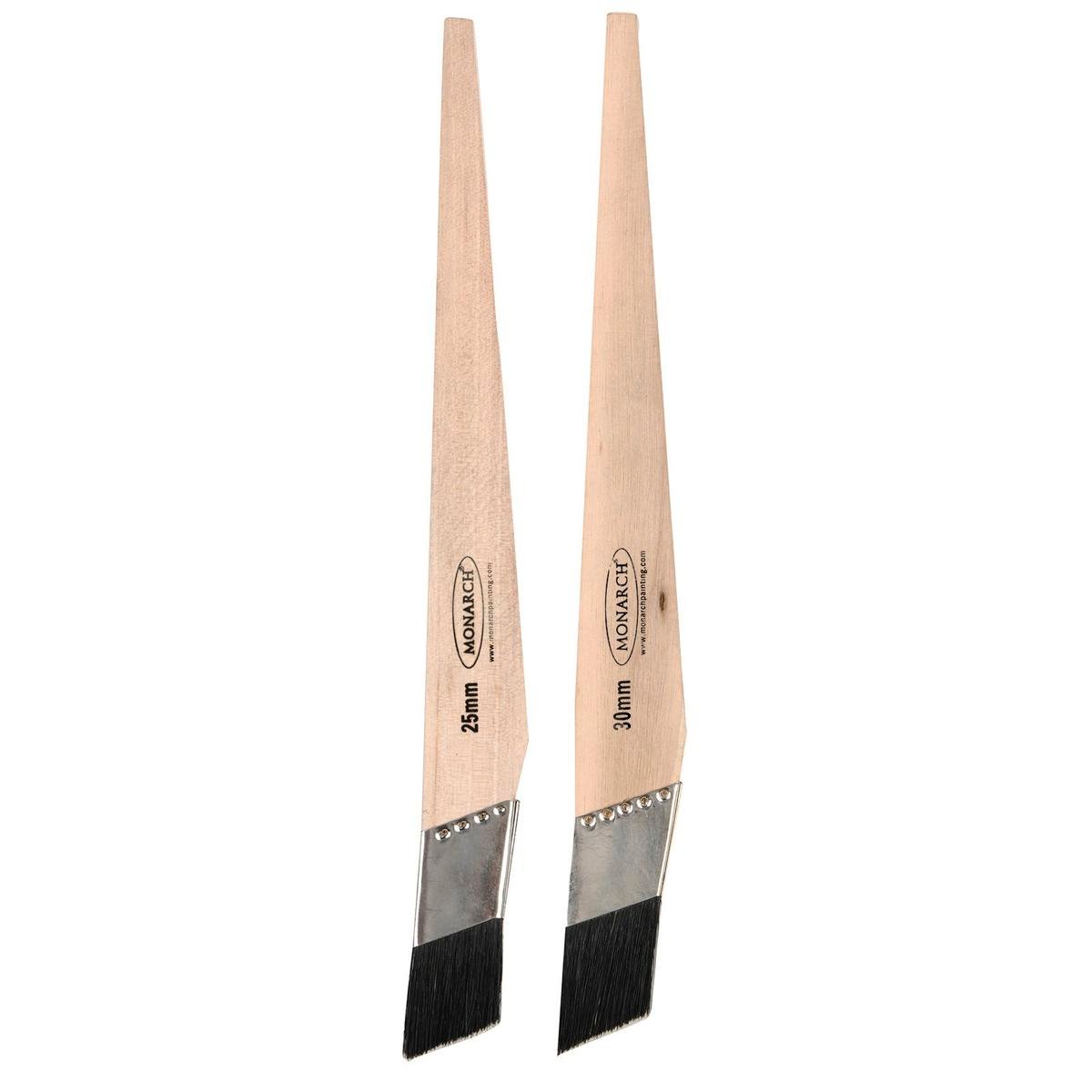 Monarch Bevel Liners Paint Brushes 25 & 30mm 2 Pack