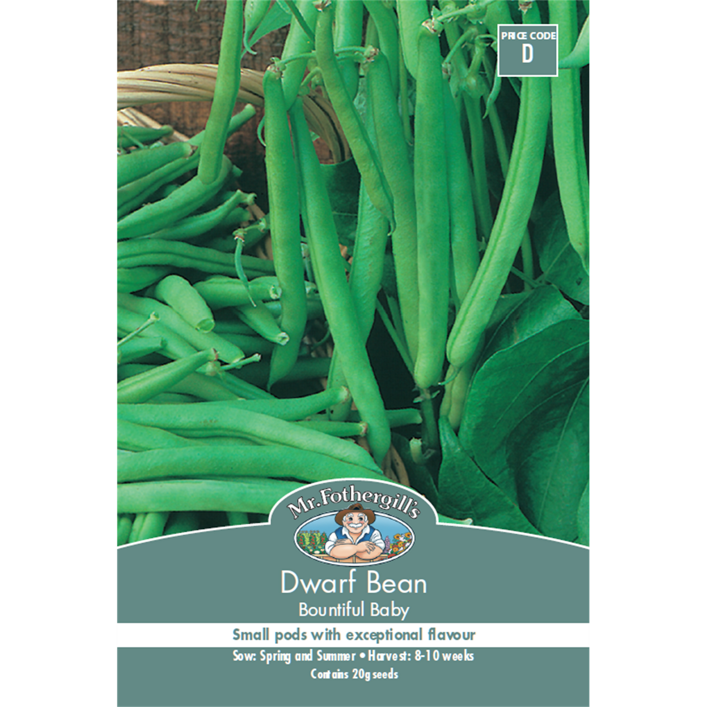 Mr Fothergill Dwarf Bean Seeds