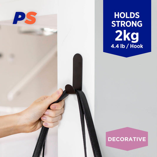 Permastik Large Black Metal Hook