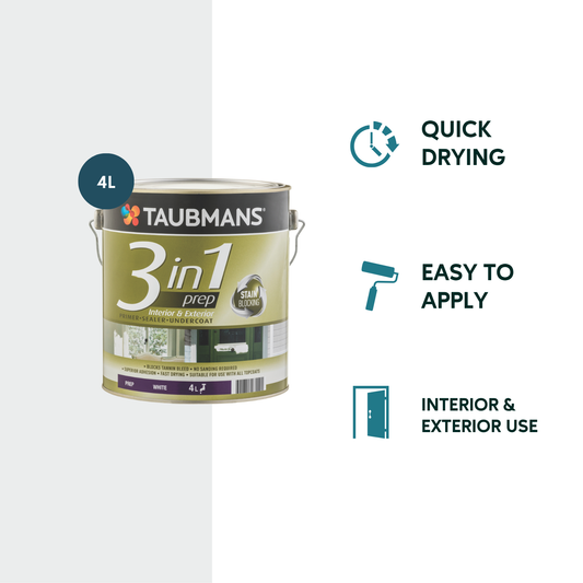 Taubmans 3 in 1 Primer - 4L