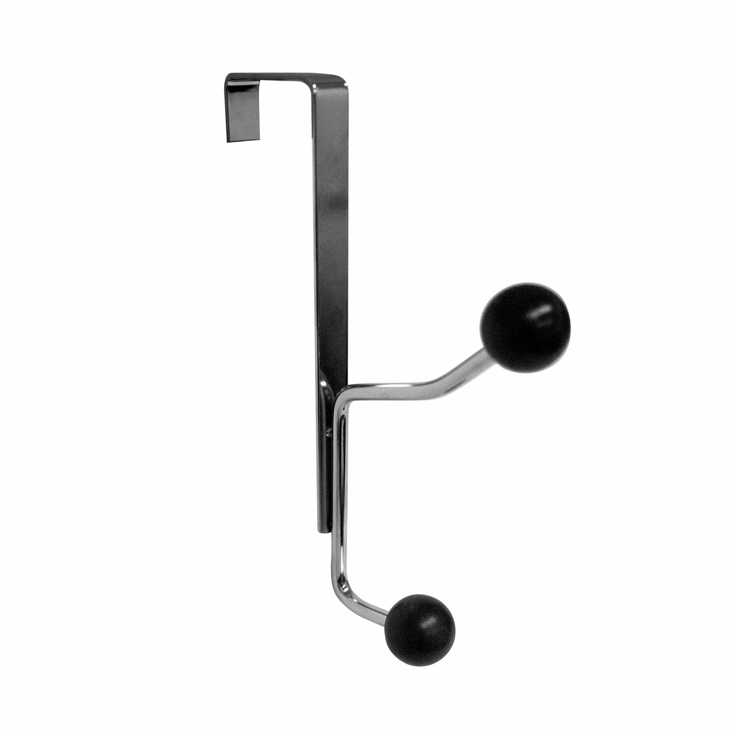 Adoored Double Satin Chrome Over Door Hook 120mm