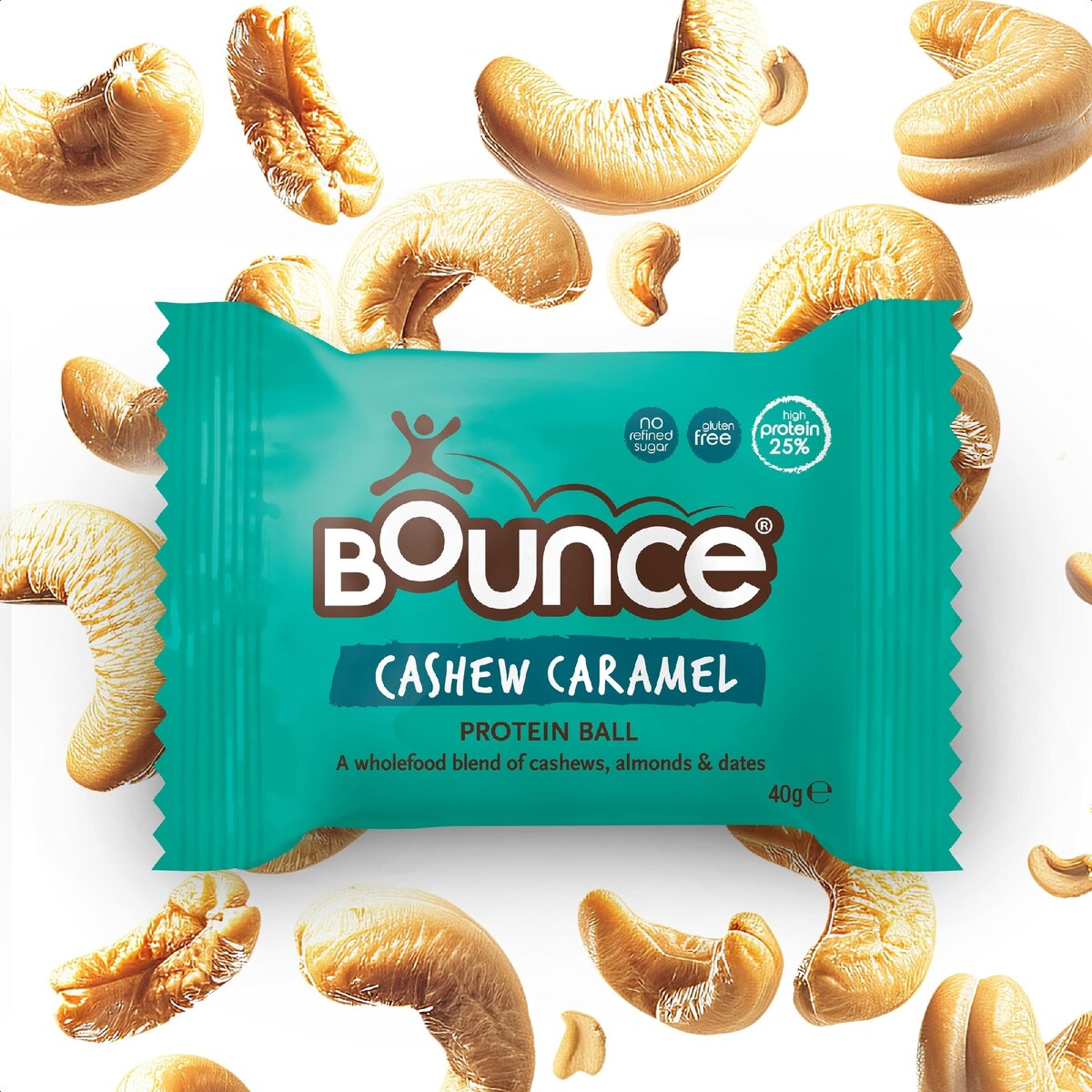 Bounce Cashew Caramel Energy Ball 40g