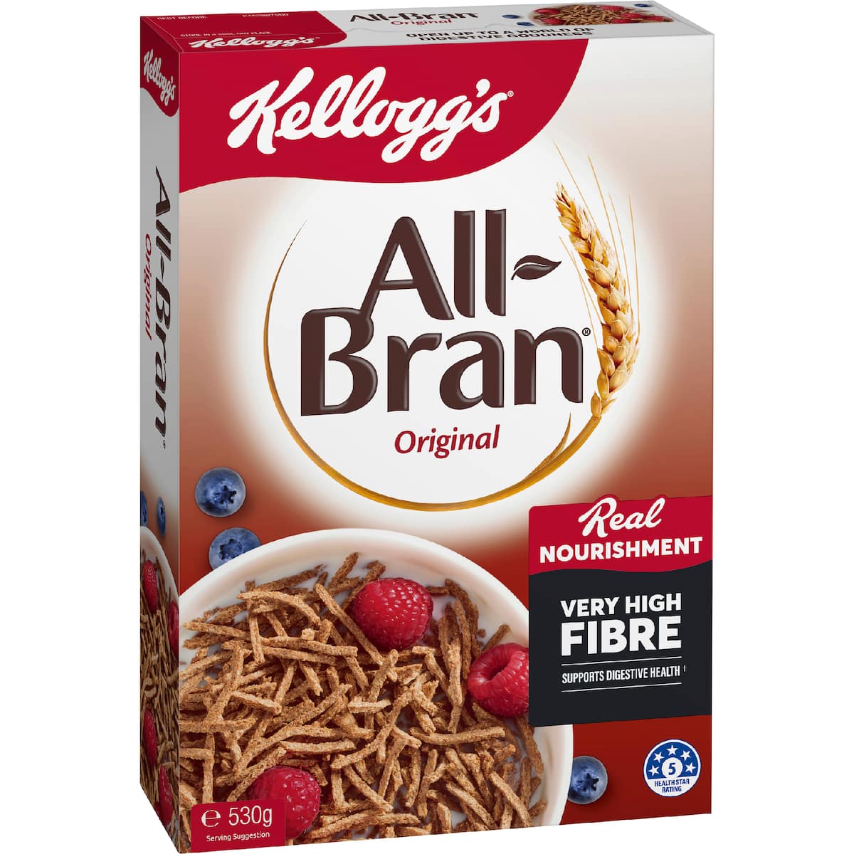 Kellogg's All-bran High Fibre Breakfast Cereal 530g