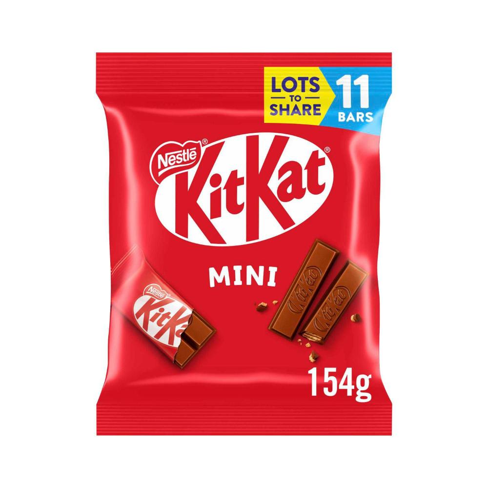 KitKat Milk Milk Chocolate Share Pack 11 Pieces - 154g