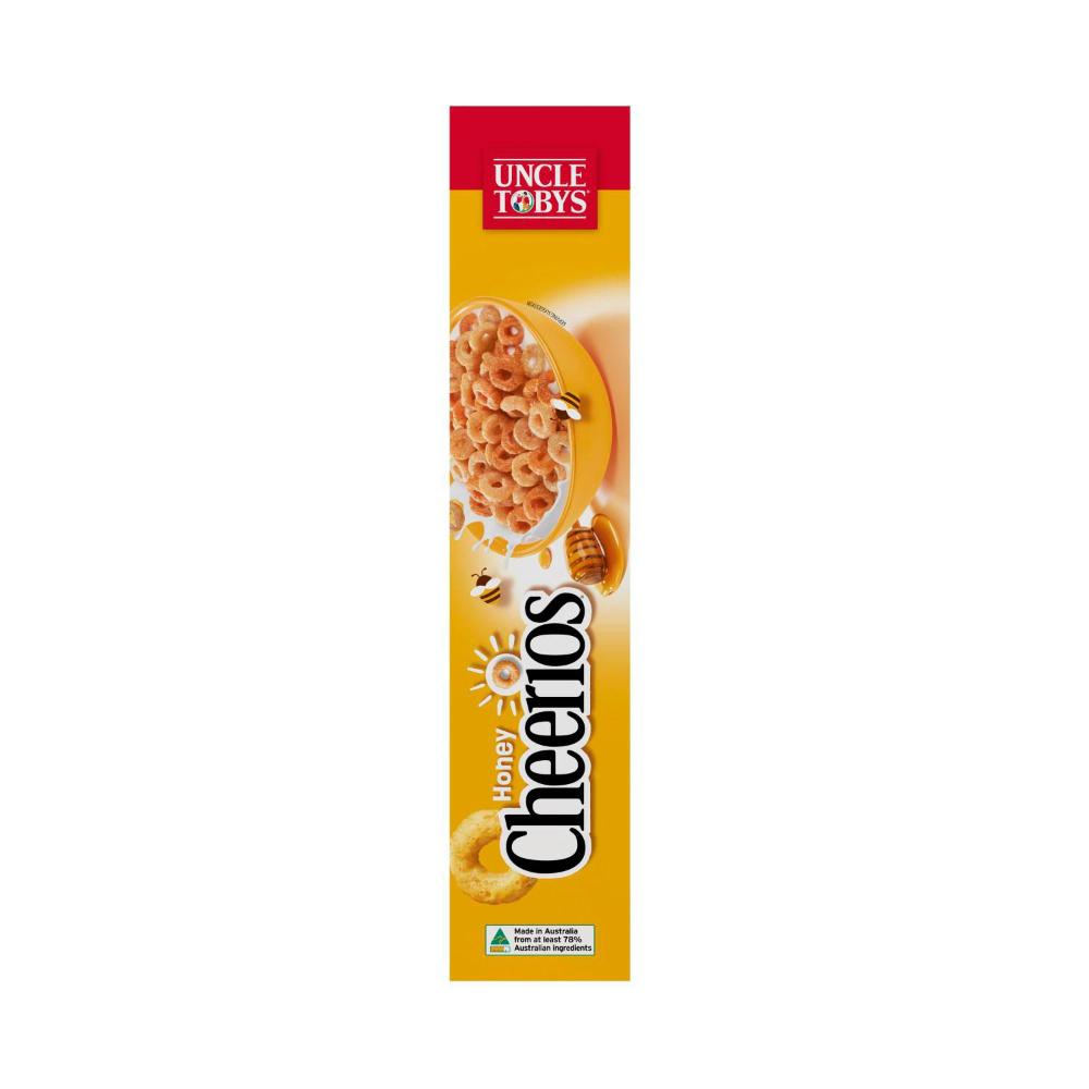 Une Tobys Cheerios Honey Breakfast Cereal - 520g