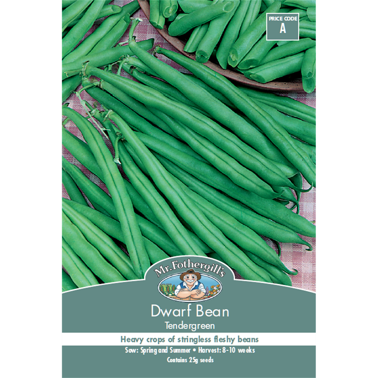 Mr Fothergill's Tendergreen Dwarf Bean Seeds