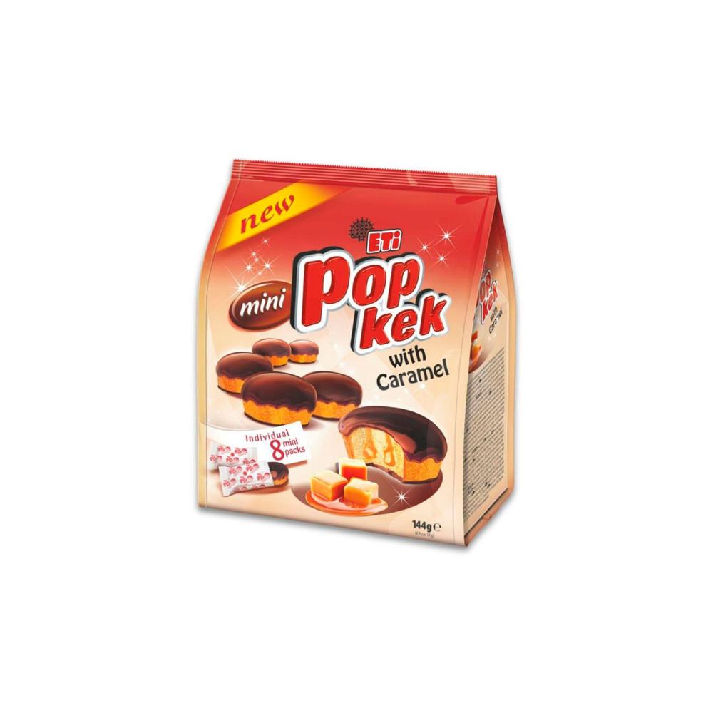 Eti Pop Kek Mini Caramel 144gm - 144 GRAM