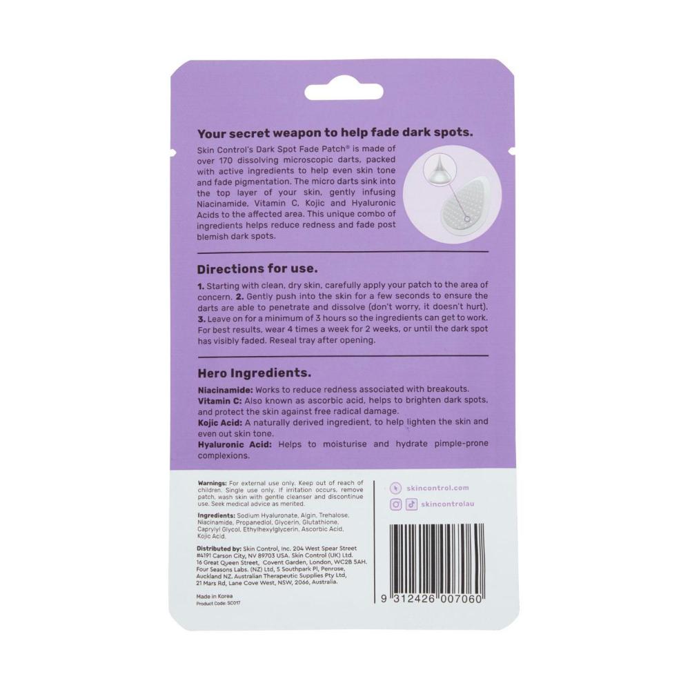 Skin Control Dark Spot Fade Patches - 9 pack
