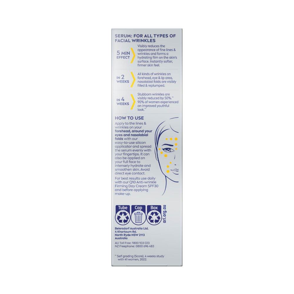 Nivea Q10 Wrinkle Filler Serum - 15mL