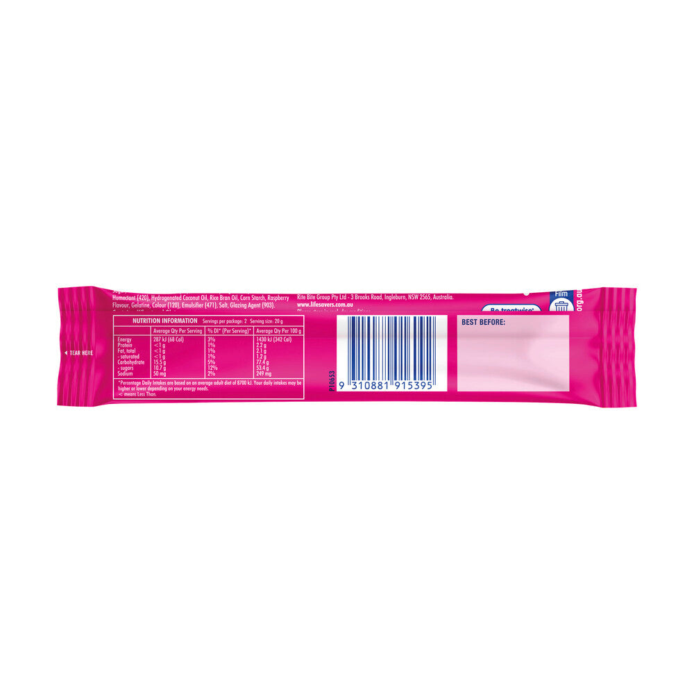 Life Savers Raspberry Stix - 40g