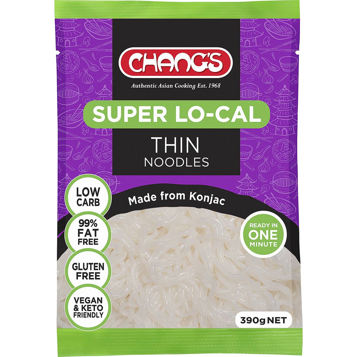 Chang's Wok Ready Super Lo-cal Noodles 390g