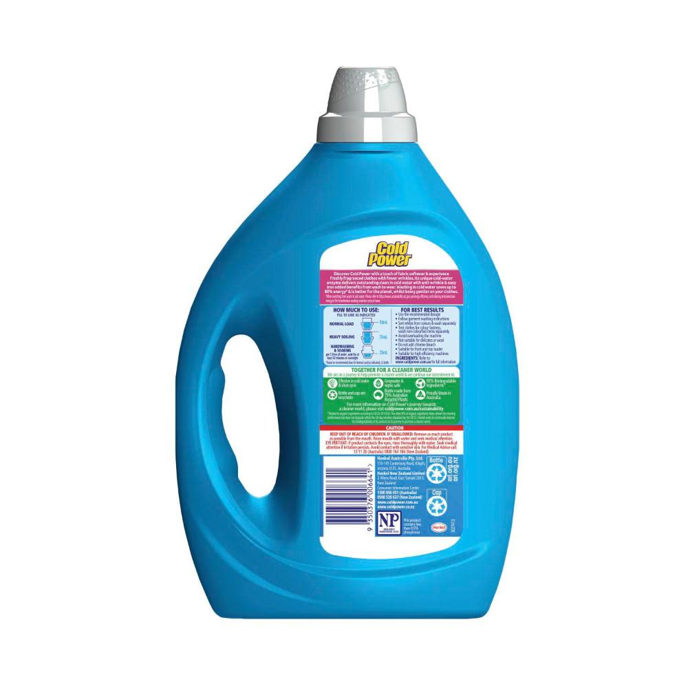 Cold Power Laundry Liquid With A Touch Of Fabric Softener - 2L