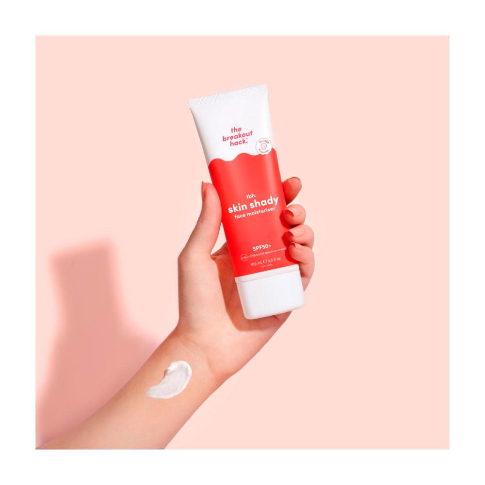 The Breakout Hack Skin Shady Face Moisturiser SPF 50+ - 100mL