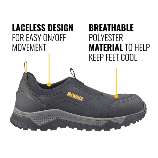Dewalt Black Stride Safety Work Shoe - Size 11