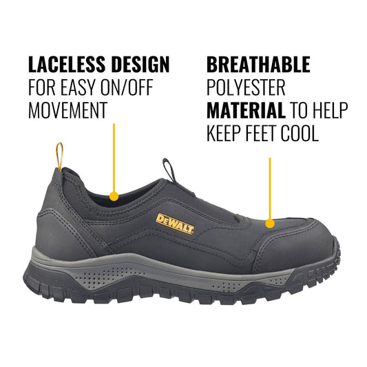 Dewalt Black Stride Safety Work Shoe - Size 6
