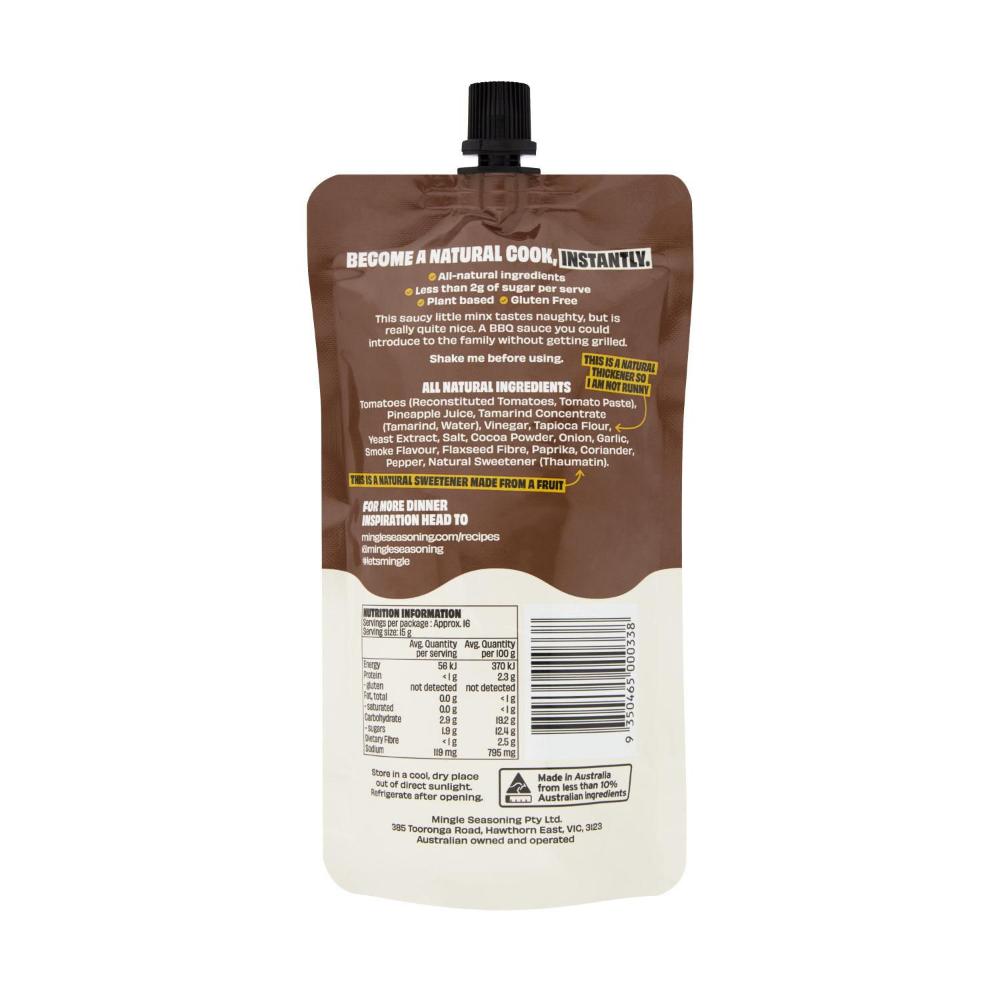 Mingle Better For You Tangy BBQ Sauce - 250g
