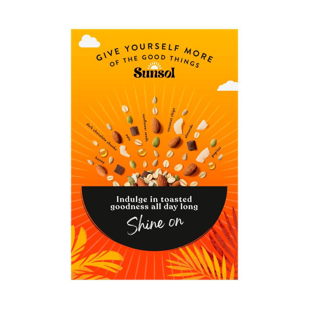 Sunsol Toasted Muesli Almond Honey & Dark Chocolate - 500g