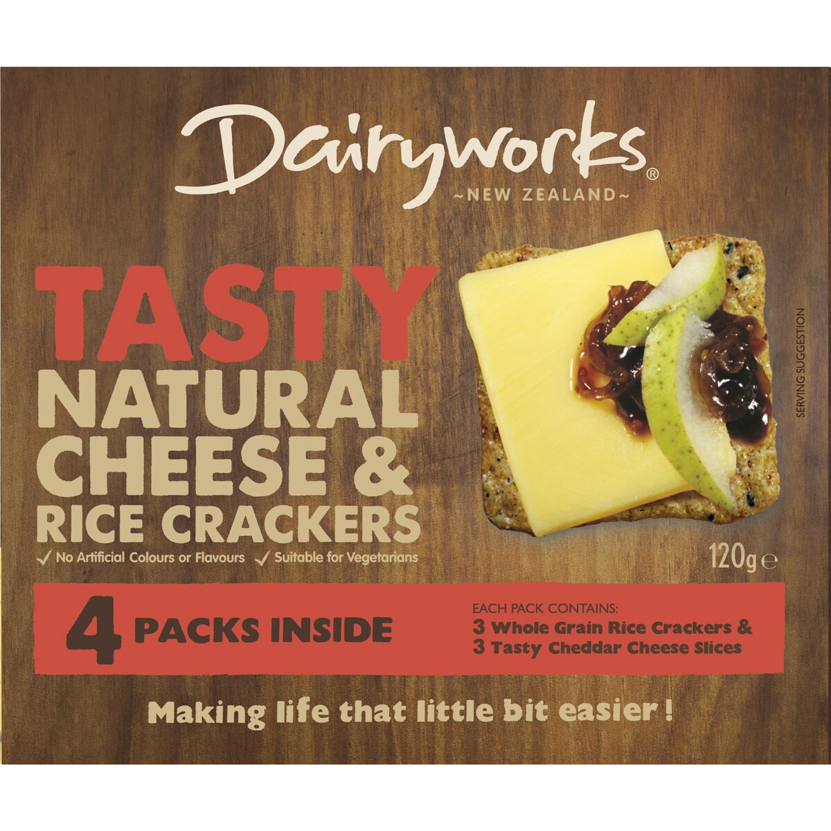 Dairyworks Tasty Cheese & Crackers 120g