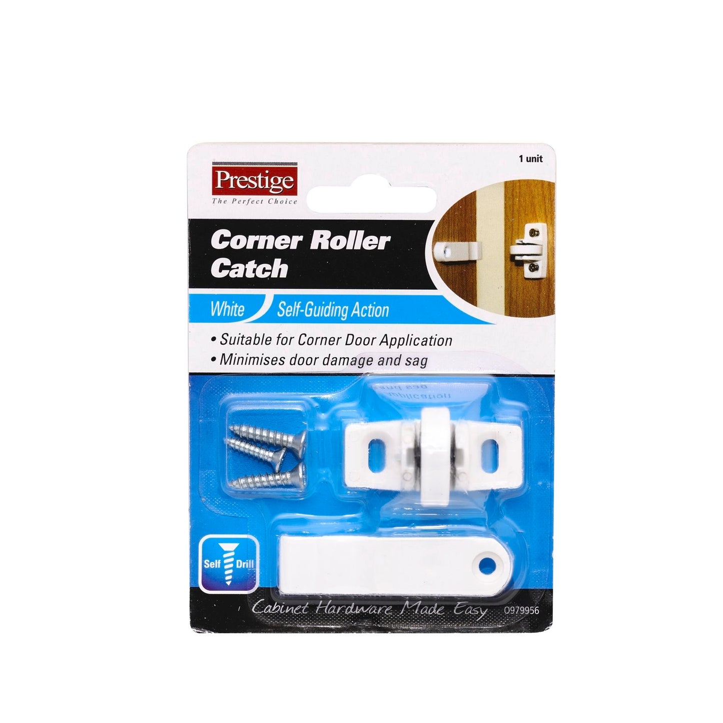 Prestige Corner Roller Catch - 23.7mm